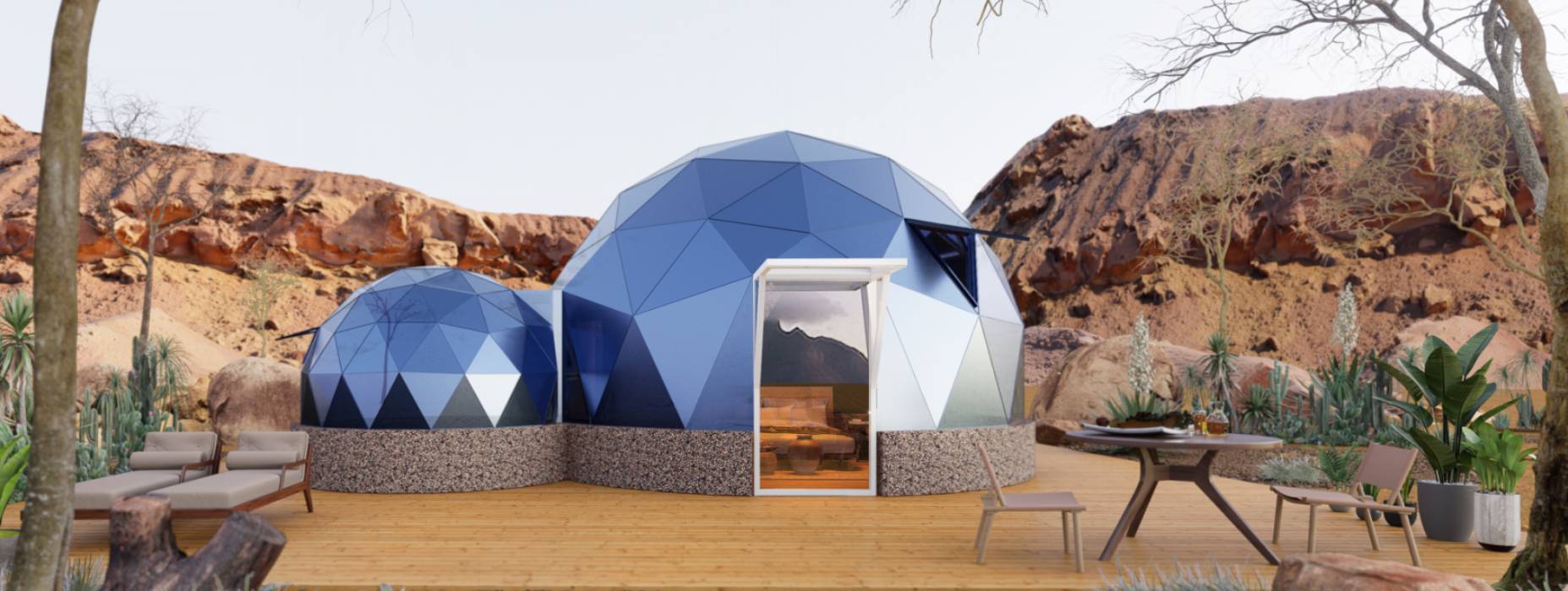 芒市球形智能光伏玻璃星空房